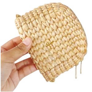 Handmade Woven Straw Coin Purse: Water Hyacinth <b>Wallet</b> - Product Image 1