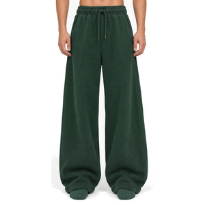 Pantalon de survêtement en molleton brossé 320 g/m² pour hommes, coupe ample et décontractée, vente en gros, marques de vêtements décontractés - Product Image 3