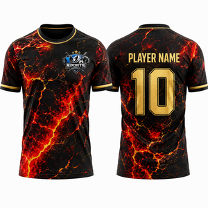 Direct Factory Supplier Soccer Jersey Premium Athletic Polyester Quick Dry Football Team <b>Shirt</b> with Custom Printing Jerseys - Product Image 1
