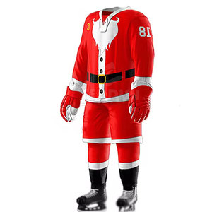 Uniformes de hockey sur glace personnalisés, respirants et écologiques, style 2026, tissu 100% polyester, pour hommes - Product Image 3