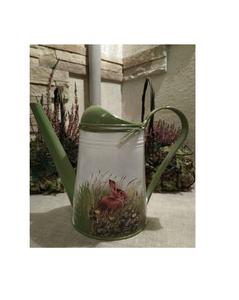 Regadera portátil de metal ligero para jardinería fácil, con pico largo, mango ergonómico, revestimiento resistente al óxido y duradero. - Product Image 2