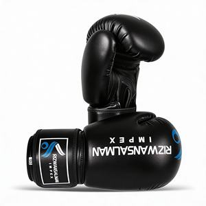 Guantes de Boxeo Profesionales Antideslizantes de 16 oz con Logotipo Personalizado, de Cuero PU, para Entrenamiento de MMA y Muay Thai, con Cierre de Gancho y Bucle - Product Image 5