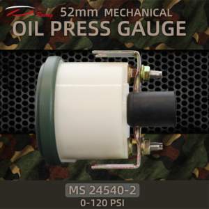 Jauge de presse mécanique MS24540-2 52mm 0-120PSI affichage pour HMMWV HUMVEE nouvelle condition camion et voiture presse mètre - Product Image 4