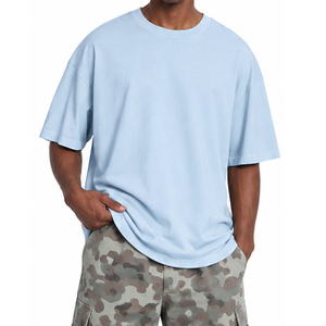 Camiseta Extra Grande Personalizada, Transpirable, de Algodón, a la Moda, Marca Privada, Fabricante de Ropa al por Mayor, OEM, ODM - Product Image 3