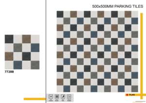 กระเบื้องปูพื้นกลางแจ้งแบบมีพื้นผิวกันลื่น ขนาด 20x20 นิ้ว เพื่อความปลอดภัยในการเคลื่อนที่ของยานพาหนะและคนเดินเท้าบนพื้นผิวภายนอก - Product Image 6