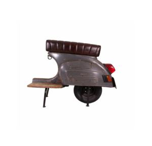 Taburete de cuero puro para patinete, taburete de Bar de diseño moderno clásico de lujo, Natural, nuevo - Product Image 2