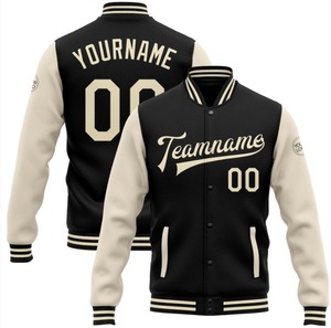 แจ็คเก็ตเบสบอลแบบกำหนดเอง แจ็คเก็ต Letterman แบบ OEM แจ็คเก็ตทีมแบบสั่งทำพิเศษ แจ็คเก็ตบอมเบอร์ปักลาย แจ็คเก็ต Varsity สำหรับผู้ชาย - Product Image 3