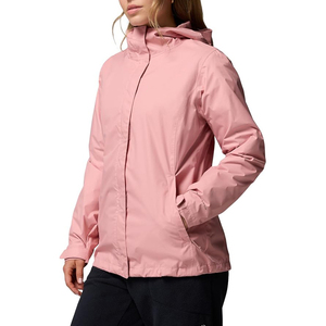 Chaqueta Cortavientos Rosa para Mujer, Impermeable, con Capucha, Ropa Deportiva Ligera para Senderismo, Camping y Viajes - Product Image 3