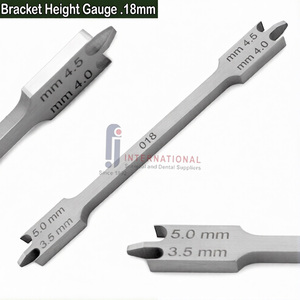Juego de Instrumentos de Ortodoncia Dental: Cortador de Ligaduras, Pinzas Mathieu, Pinzas para Brackets, Medidor de Altura, Acero Inoxidable, Certificado CE - Product Image 2