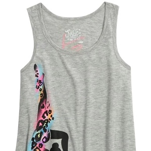 Débardeurs pour femmes 100% coton, sans manches, col rond, longueur courte, jersey, coupe ample, imprimé pailleté sur le devant, écologique, 160 GSM - Product Image 4