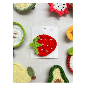 Beginner Crochet Hair Clip Kit Soft Acrylic Yarn Floral <b>Pattern</b> DIY <b>Knitting</b> Set Assorted Colors 3-14 Years 99 Gold Data - Product Image 2