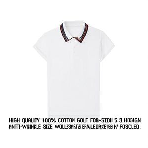 Polo en Coton 100% de Haute Qualité pour le Golf, Personnalisable avec Logo, Design Simple, Couleur Unie, Anti-Plis, Tailles Variées, Vente en Gros, Fabrication Bangladesh - Product Image 3