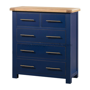 Commode haute en bois de qualité supérieure, design moderne, écologique, avec 5 tiroirs, meubles de chambre à coucher, fournisseur vietnamien - Product Image 6