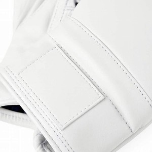 Gants de boxe en cuir blancs à lacets de qualité supérieure pour la compétition, fabriqués en usine, très demandés - Product Image 3