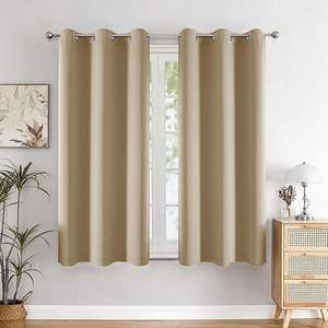 Cortinas Opacas de 5 Pies de Largo para Ventana, Cortinas que Oscurecen el 70% de la Habitación para Sala de Estar y Dormitorio, 2 Piezas (152.4 x 118 CM) - Product Image 2