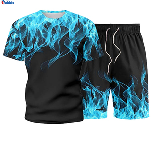 Conjunto Deportivo de Verano Personalizado con Estampado Sublimado de Alta Calidad, Transpirable y Tejido, el Más Vendido para Hombre - Product Image 6
