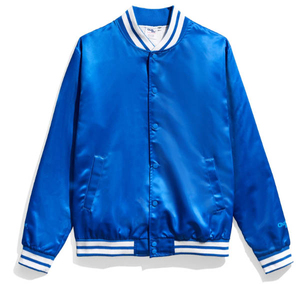 Veste softshell bleue pour homme, couleur unie, col rabattable, fermeture éclair, coupe classique, matière polyester, vêtement d'automne - Product Image 3
