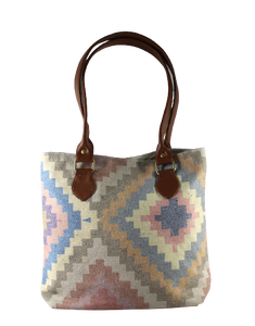 Bolso de Hombro de Algodón Tejido a Mano para Mujer, con Estampado Kelim, Bellamente Cosido, para Compras y Viajes - Product Image 2