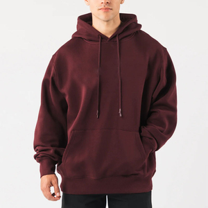 Sweat à capuche oversize pour homme en molleton de coton doux de qualité supérieure, coupe décontractée, manches longues, poche kangourou, style urbain moderne - Product Image 6