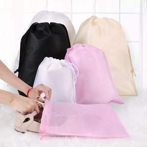Sacs de rangement pour la maison en PP non tissé, réutilisables, durables, anti-poussière, avec cordon de serrage, pour chaussures, vêtements et voyages - Product Image 2