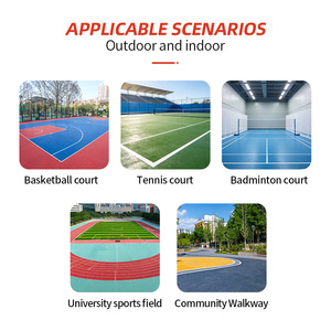 Sistema de Superficies Deportivas Resistentes a la Intemperie, <span class=keywords><strong>Pintura</strong></span> Acrílica Líquida <span class=keywords><strong>para</strong></span> Pisos Deportivos, <span class=keywords><strong>para</strong></span> Canchas de <span class=keywords><strong>Tenis</strong></span> al Aire Libre - Product Image 2