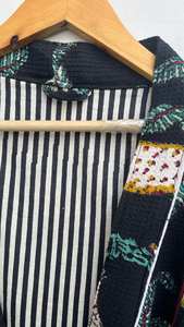 Bata Kimono de Algodón Waffle Unisex para Spa, Suave, Absorbente, Corte Relajado, Ropa para el Hogar - Product Image 6