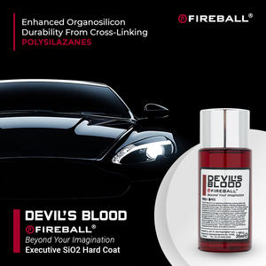 Revêtement céramique Fireball Devils Blood SiO2 105ml (3 flacons de 35ml) Durabilité 3 ans Finition brillante haute réflectivité - Product Image 3