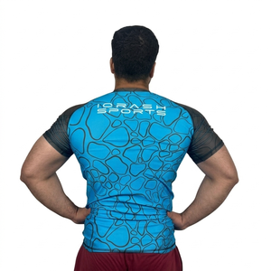 เสื้อรัดกล้ามเนื้อคุณภาพสูง น้ำหนักเบา สำหรับผู้ชาย รุ่นใหม่ล่าสุด แขนยาว เหมาะสำหรับออกกำลังกาย พร้อมดีไซน์เรียบง่ายสำหรับผู้ใหญ่ - Product Image 3