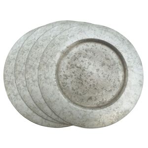 Assiettes de Présentation Métalliques Modernes en Gros – Sous-assiettes Réutilisables en Métal pour Réceptions de Mariage, Dîners Prestigieux, Restaurants et Banquets - Product Image 5