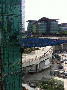 <b>Green</b> HDPE Safety Net Construction Protective Mesh Scaffolding <b>Netting</b> Weatherproof Building Protection - Product Image 6