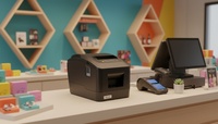 Impresora Térmica de Recibos Sudex para X-31 de 80 mm, Impresión Rápida sin Tinta, POS ESC/POS, 203 DPI, Compatible con Códigos QR, Interfaz USB y Serial, en Stock