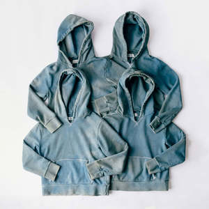 Sweat à capuche ample de luxe 100 % coton 430g délavé à l'acide pour homme avec option de logo personnalisé vierge. - Product Image 4