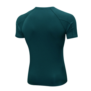 High Quality Custom Workout Short Sleeve Gym Sport Top T Shirt Shirt Men Compress Training Fitness Gym Wear - Product Image 6