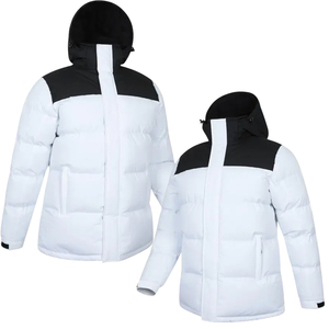 Custom Logo Water Resistant Winter Puffer <b>Jacket</b> <b>Mens</b> Heavyweight Hooded Puffer <b>Jackets</b> Supplier <b>Fill</b> Power <b>Down</b> Alternative - Product Image 4