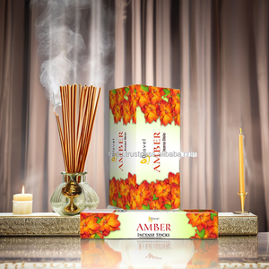 ธูปหอมธรรมชาติทำด้วยมือ6ชิ้นในกล่องสำหรับวันหยุดเทศกาลดิวาลีขอบคุณพระเจ้าและวันพ่อของตกแต่งบ้าน - Product Image 1