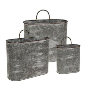 Maceta de Pared de Metal Galvanizado al por Mayor, Moderna Maceta Colgante para Flores, Maceta de Pared para Hierbas de Interior y Decoración de Balcón Exterior - Product Image 4