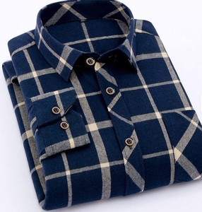 Chemise décontractée pour homme de haute qualité, coupe ajustée, manches longues, 100% coton, respirante, tricotée, écologique, séchage rapide - Product Image 3