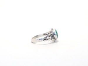 Anillo Clásico de Turquesa Natural, Plata de Ley 925, Joyería Artesanal - Product Image 3