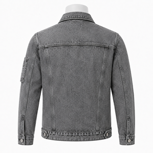 Veste en jean d'hiver pour homme de qualité supérieure, tissu en jean durable, coupe confortable, coutures de qualité, design élégant, usage quotidien décontracté, chauffante - Product Image 5