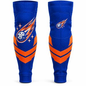 Practice Ice Hockey Socks 100 % Polyester Rink Apparel OEM Reinforced Seams League Equipment Matching Jerseys Sample Development - Product Image 5