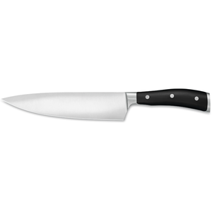 Cuchillos de Chef Profesionales de Acero Inoxidable, Cuchillos de Cocina con Hoja Afilada, Mango Negro con Triple Remache para Cortar Carne y Verduras - Product Image 1