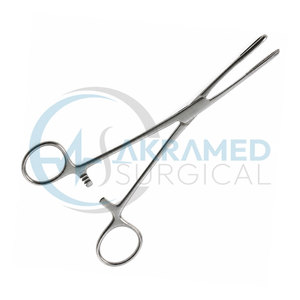 Pinces à éponges de haute qualité à mâchoires bouclées en acier inoxydable, réutilisables, instrument chirurgical certifié CE, pinces à pansements - Product Image 4
