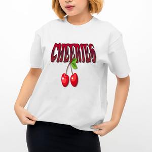 Camisetas de manga corta de algodón orgánico 100%, camisetas sólidas informales personalizadas para niñas, Camisetas estampadas de Bangladesh para mujeres - Product Image 2
