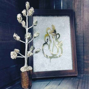 Cadre en pyrite fait main du Dieu Ganesha – Artisanat indien, décoration intérieure, cadeau spirituel, vente en gros - Product Image 2