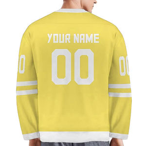 Jersey Profesional de Hockey sobre Hielo, Diseño Personalizado para Equipos, Alta Visibilidad, para Usar en el Día del Partido, Tela Resistente, Jersey Personalizado - Product Image 3