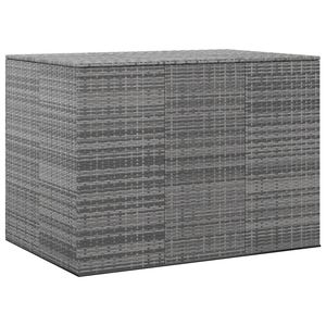 Scatola cuscino Patio Rattan grigio PE per la conservazione - Product Image 1