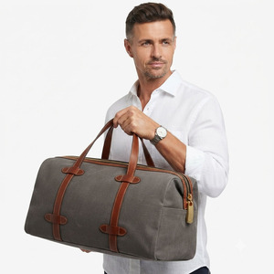 Bolsas de Lona Impermeables, Bolsa de Viaje Resistente, Bolsa de Fin de Semana con Múltiples Compartimentos para Gimnasio y Camping - Product Image 1