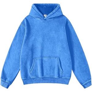 Sudaderas con capucha de lana informales para hombre con capucha de algodón 100% pesado de alta calidad Servicio OEM para la temporada de invierno - Product Image 2