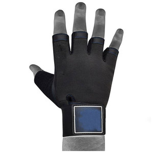 <b>Half</b> Finger Fitness Gloves with Adjustable Wrist Strap Breathable Non <b>Slip</b> Grip for Gym Weight Lifting Training Unisex - Product Image 3