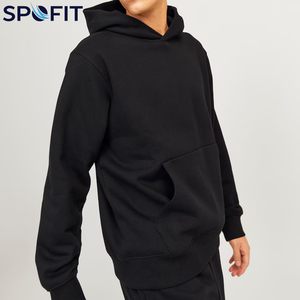 เสื้อฮู้ดดี้ผู้ชายคุณภาพสูง ปี 2026 สำหรับฤดูใบไม้ร่วงและฤดูหนาว สไตล์ลำลอง ทรงหลวม ใส่สบาย สีพื้น เหมาะสำหรับใส่ลำลอง - Product Image 4